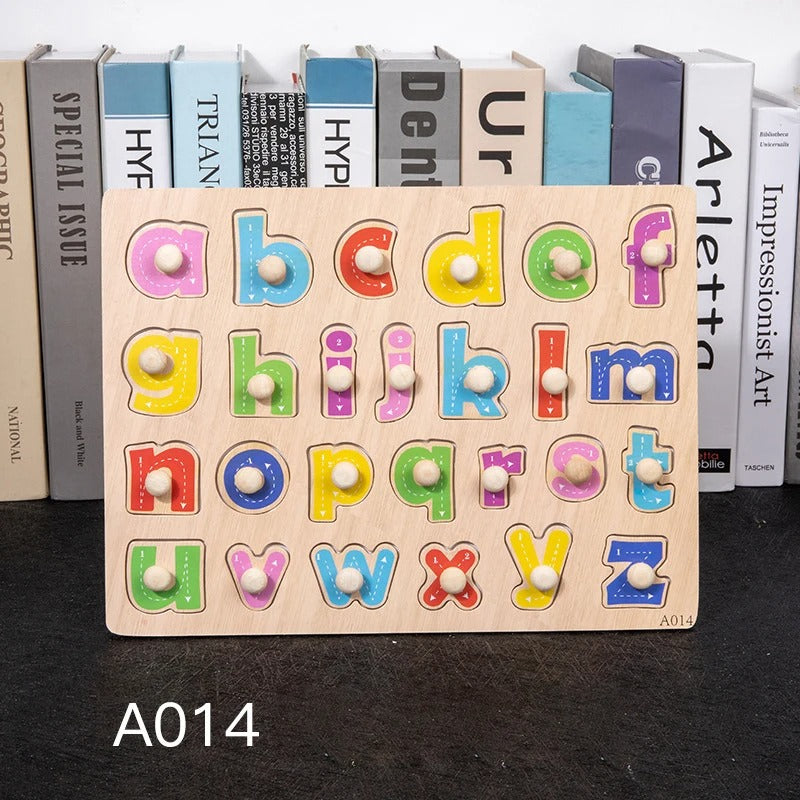 Toddler Wooden Peg 3D Puzzles